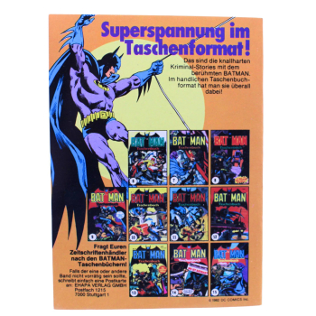 Batman Comic Taschenbuch Nr. 16 (Ehapa 1982) – Poison Ivy, Catwoman, Mad Hatter, Man-Bat